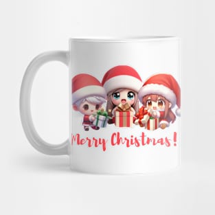 Kawaii Merry Christmas Mug